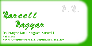 marcell magyar business card